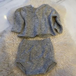 Zara sweater and bloomers